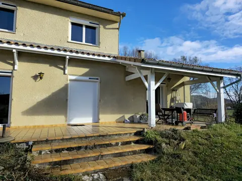 Auvent de terrasse après travaux